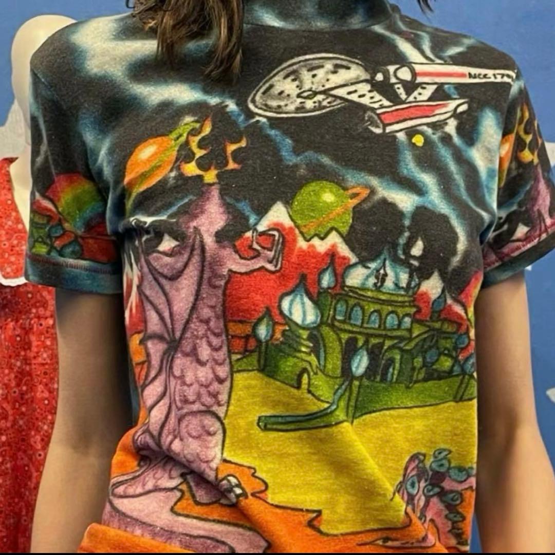 ERL プリントtシャツ