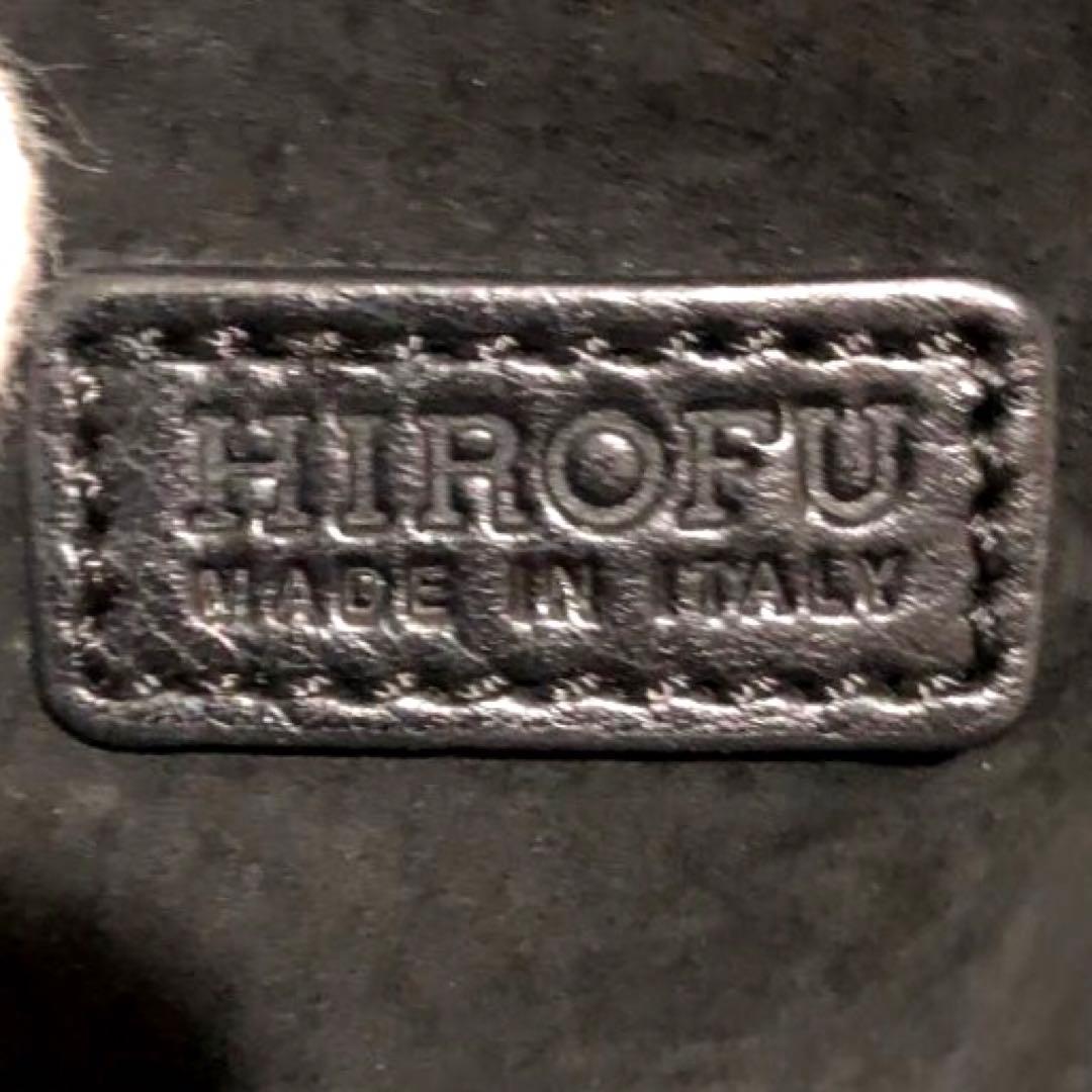 未使用✨ヒロフ レザー　トートバッグ ソーロ　ブラック