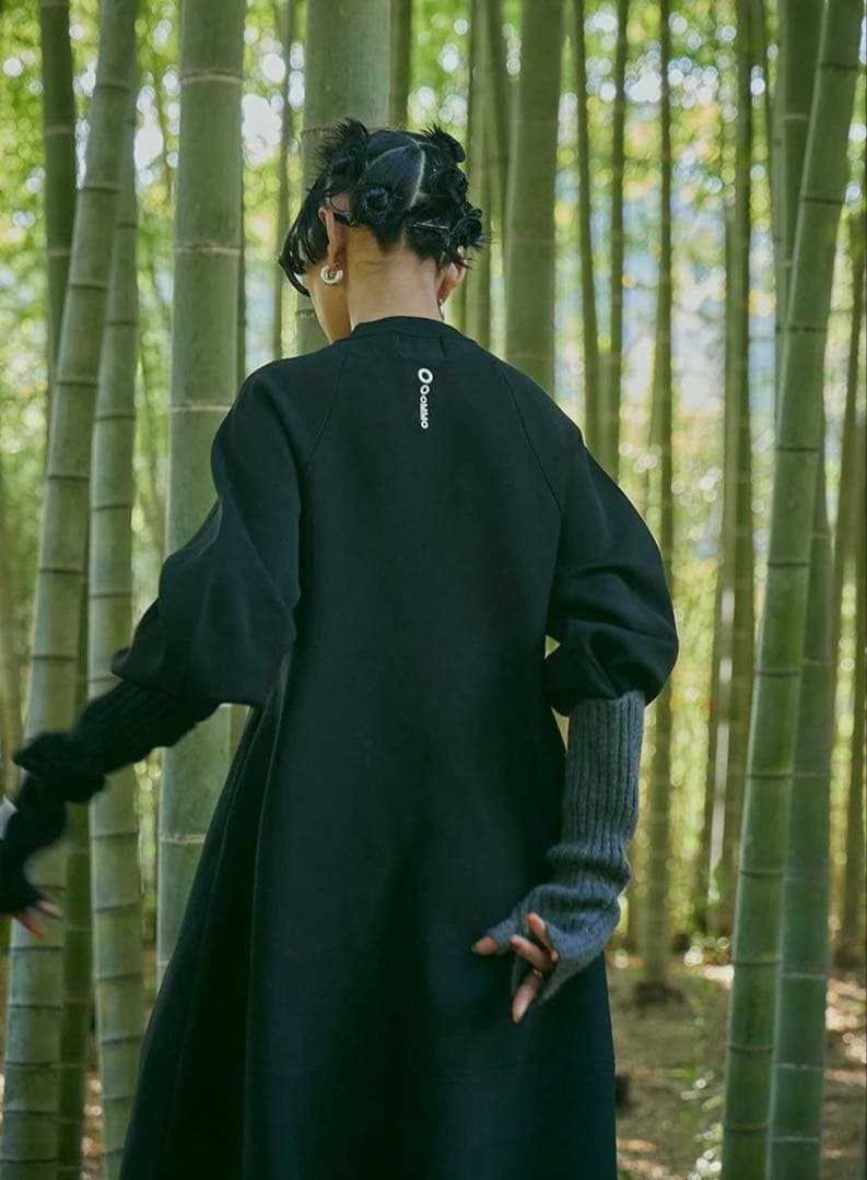 OMMOテントラインワンピース　 TENT LINE KNIT OP 2点