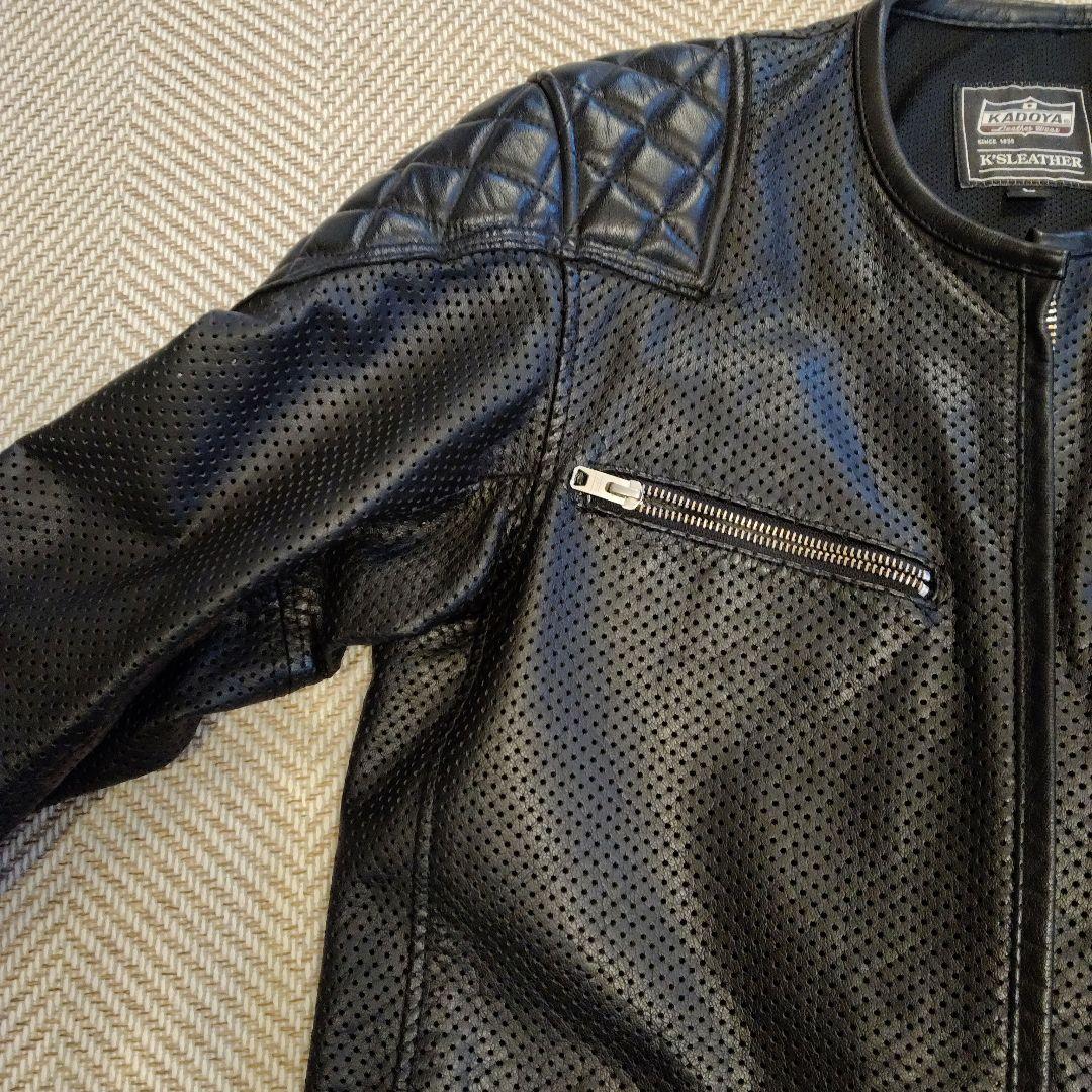 KADOYA K'SLEATHER PL-EVOメッシュライダースジャケット L