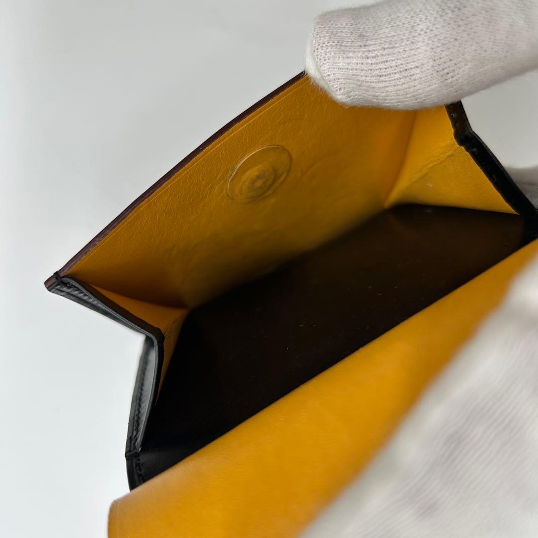 か*ぎ様 【美品】ガンゾ AVON 小銭入れ付きマネークリップ ブライドルレザー