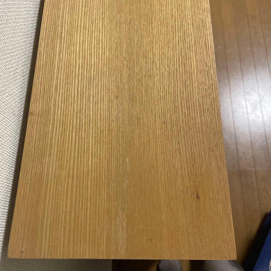 無印良品　オーク材薄型ラック・ワイド小・奥行２２ｃｍ　廃盤品