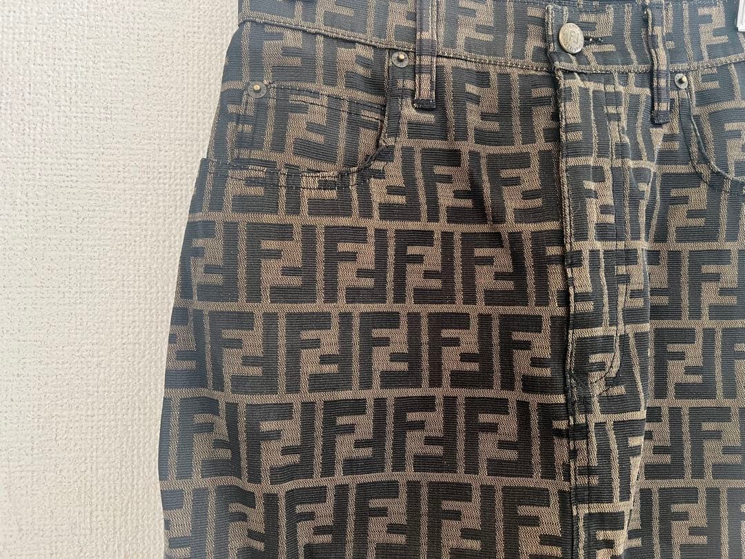 FENDI フェンディ イタリア製 ズッカ柄スカート レディース S〜M相当