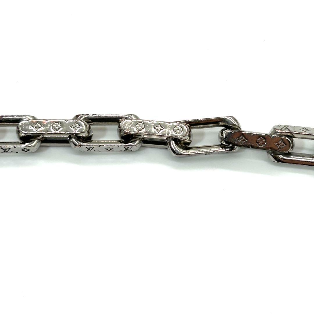 ルイヴィトン　LOUIS VUITTON　ブレスレット　モノグラム　チェーン