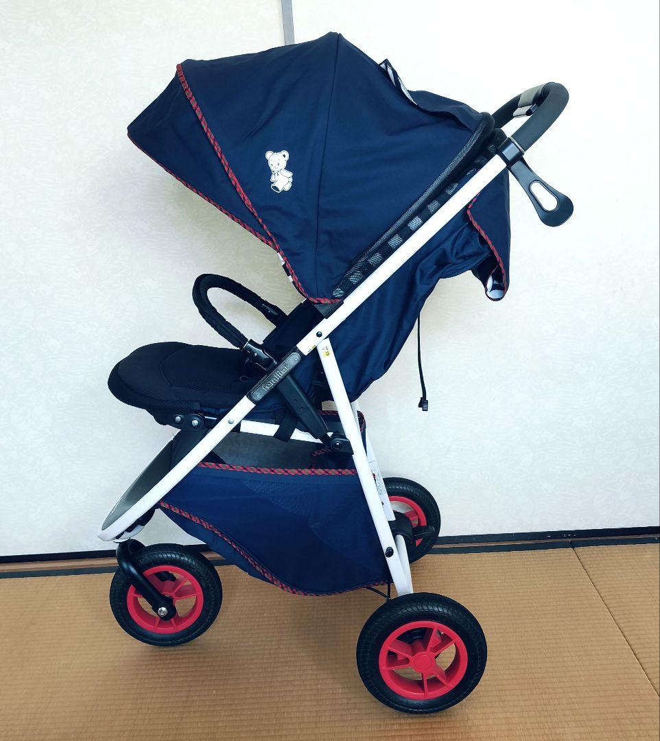 【familiar×アップリカ】スムーヴ　プレミアムスムーヴ　ベビーカー　三輪