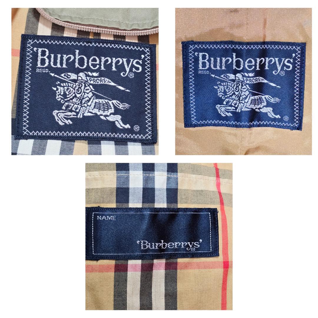 Burberrys' トレンチコート ウールライナー ダブルブレスト 玉虫色