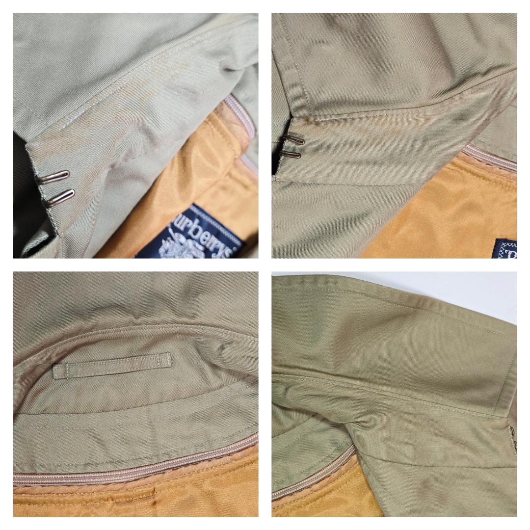 Burberrys' トレンチコート ウールライナー ダブルブレスト 玉虫色