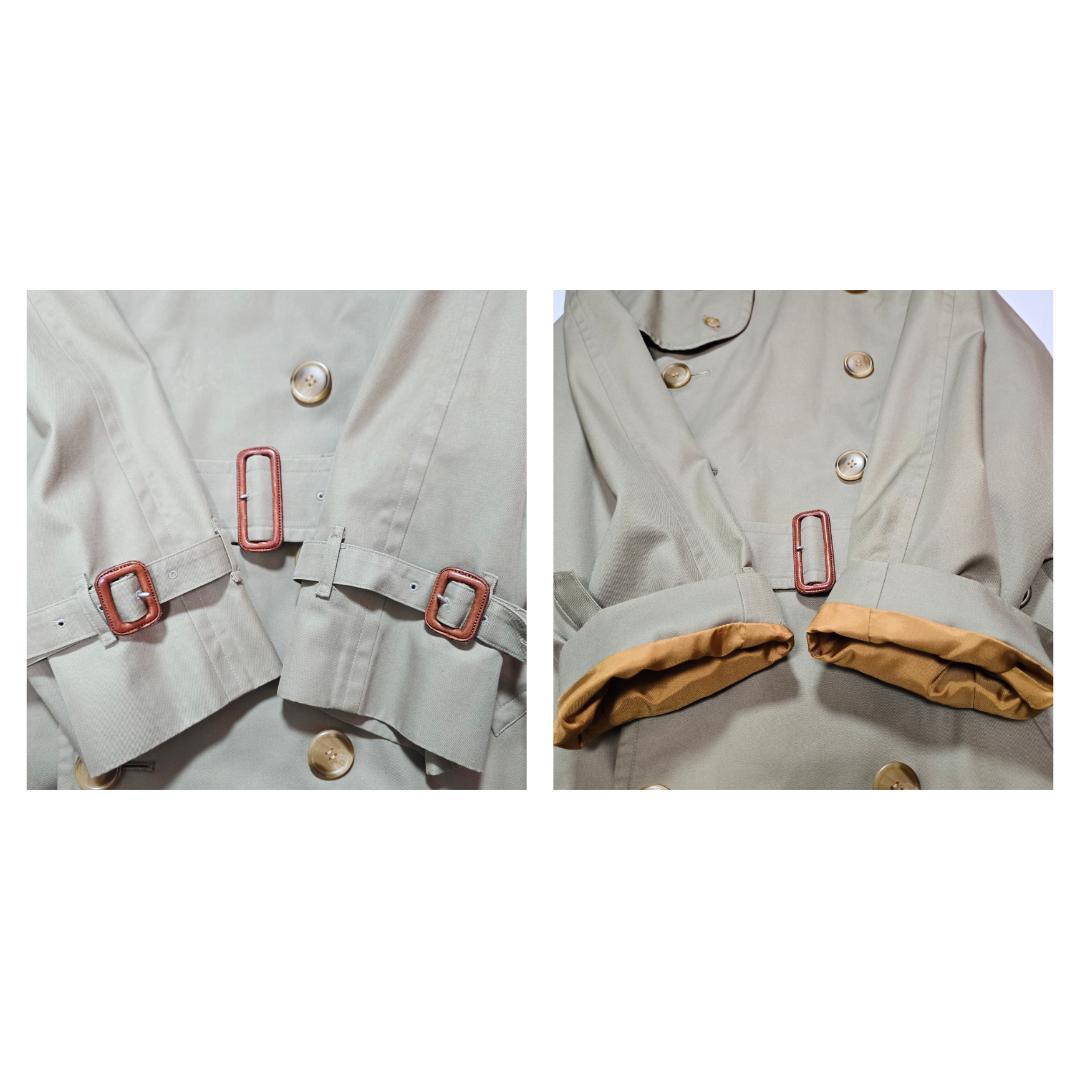 Burberrys' トレンチコート ウールライナー ダブルブレスト 玉虫色