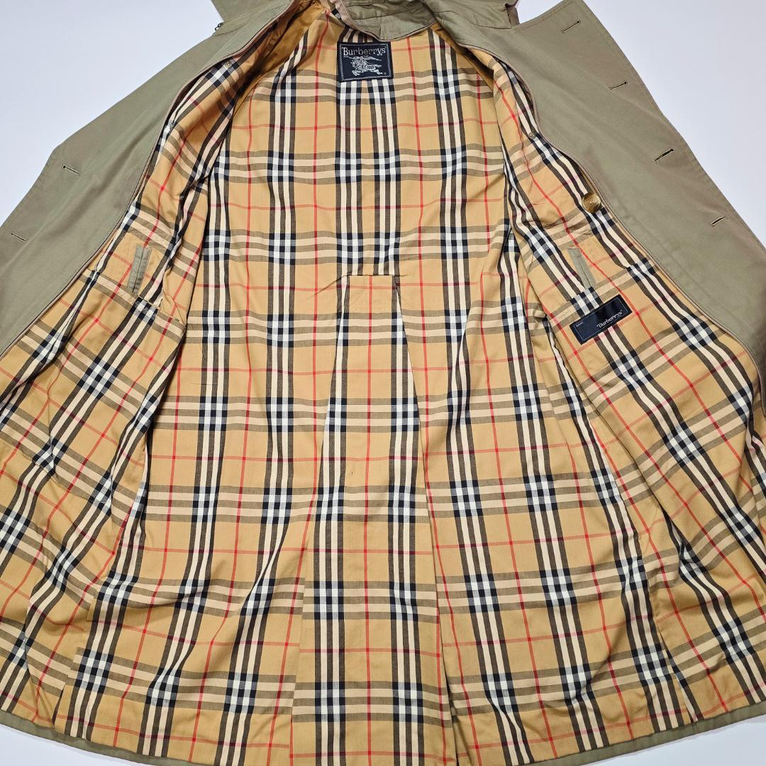 Burberrys' トレンチコート ウールライナー ダブルブレスト 玉虫色