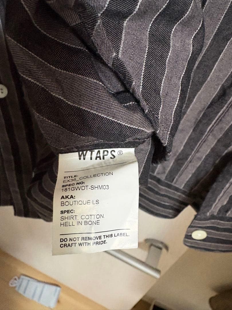 トップス WTAPS 2018SS Boutique LS 03 L