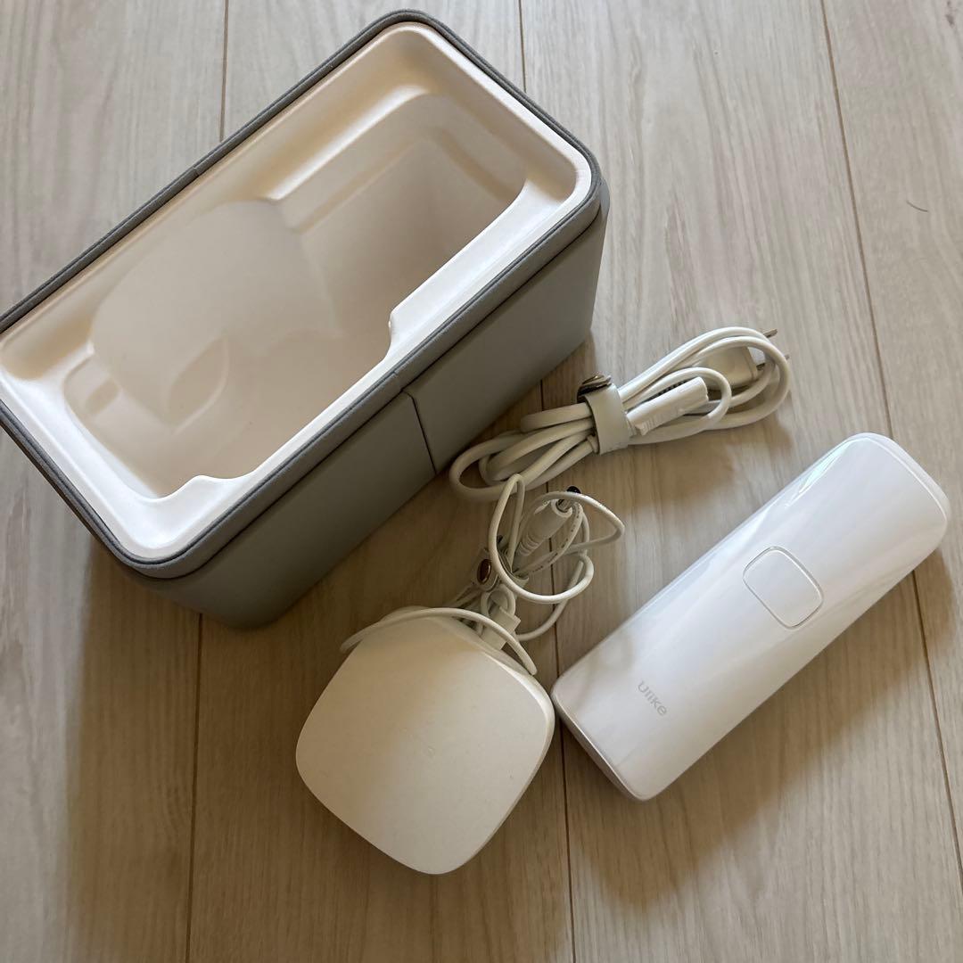 脱毛器 ホワイト 電源ケーブル付き