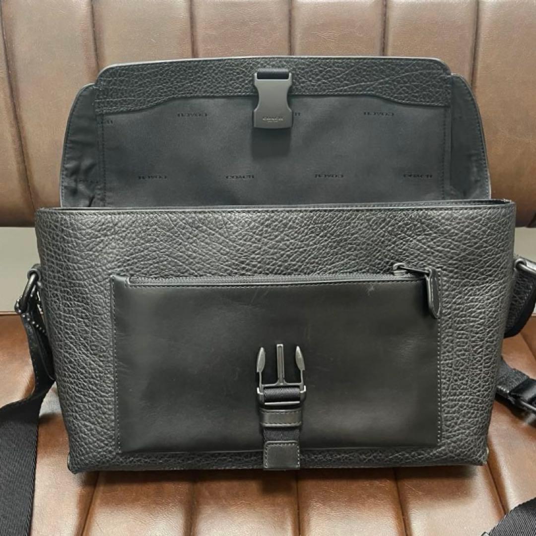 コーチ マンハッタン バイクバッグ ショルダーバッグ ブラック