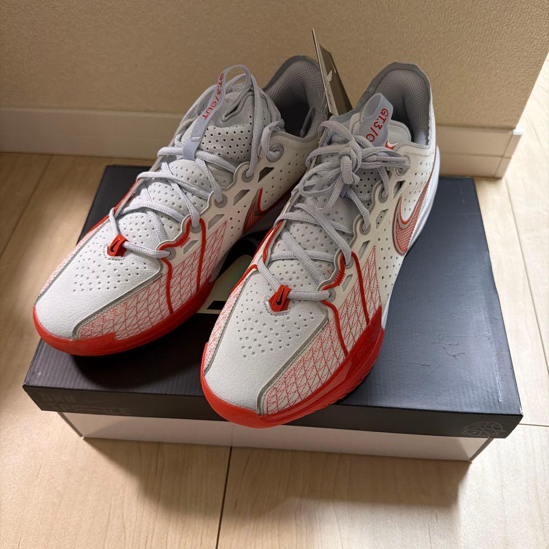 Nike GT Cut 3 バスケットボールシューズ ホワイト/レッド