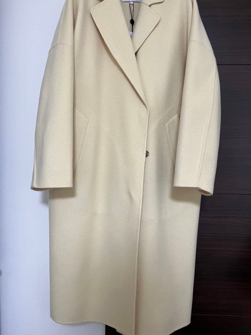 ★新品タグあり★Beige.オーバーサイズチェスターコート Maizeベイジ