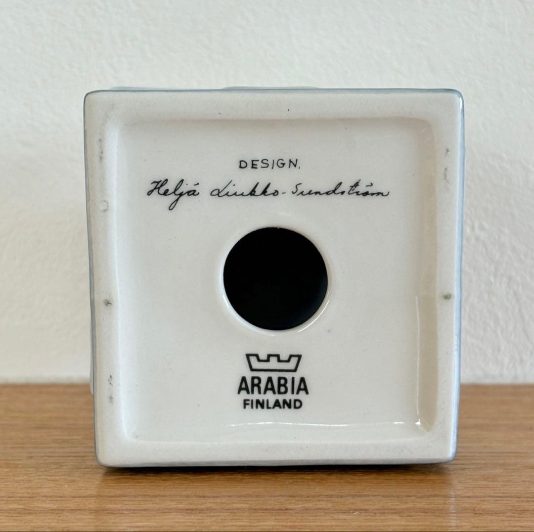 【窓立体型】ARABIA ヘルヤ ハウスキャンドルホルダー Talo ブルー