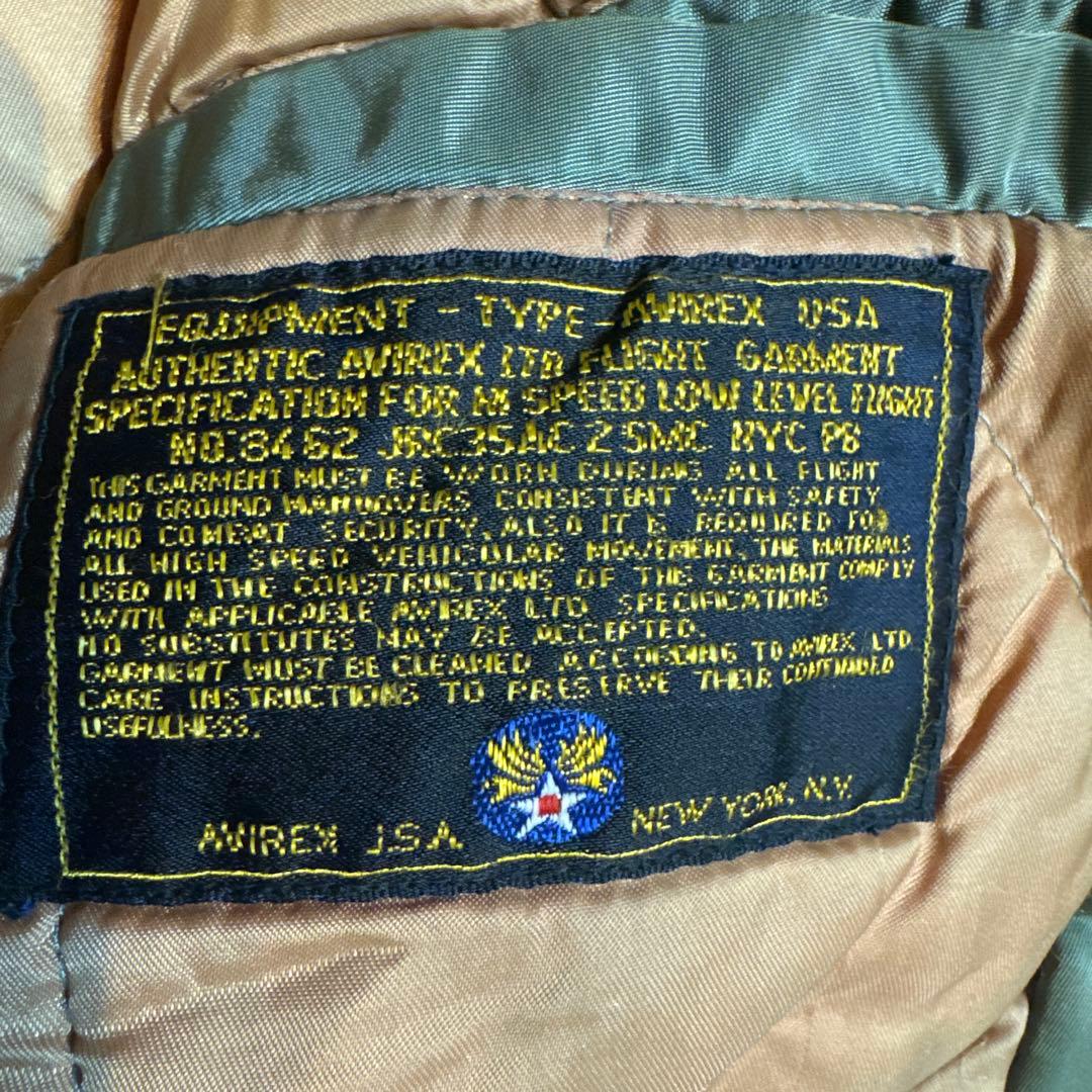 ま*ー様 AVIREX CWU-45P フライトジャケット　SIZE M