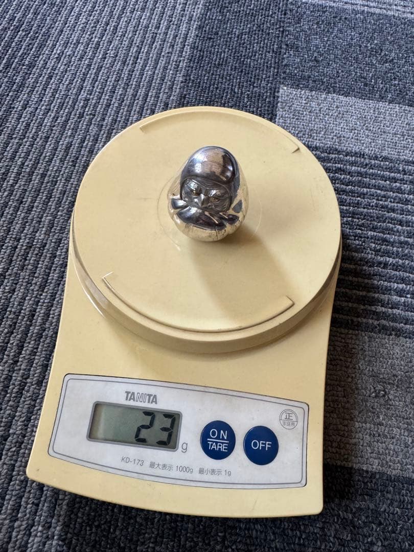 ダルマ 23g 純銀 置物？
