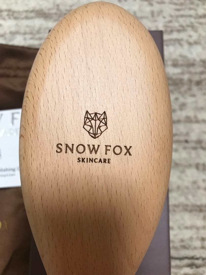  Fox Skincare プレミアム FOXカッサ ウッド ヘアブラシ