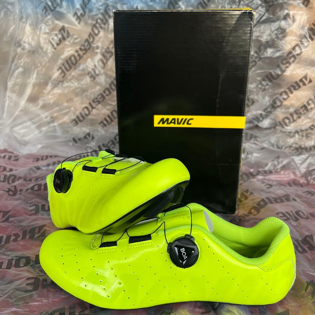 c*6様 MAVIC COSMIC Boaイエロー サイズJ26.5 E42 U