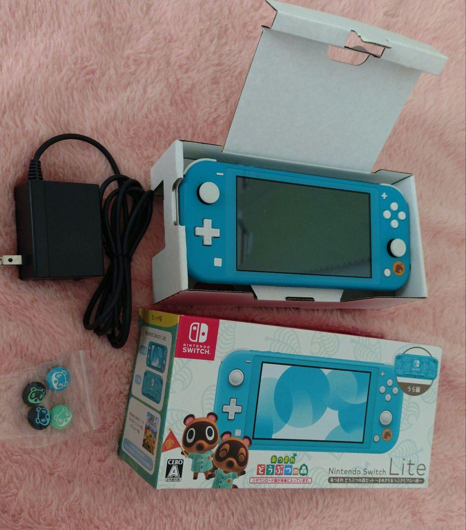 Nintendo Switch Lite どうぶつの森デザイン　アロハ柄
