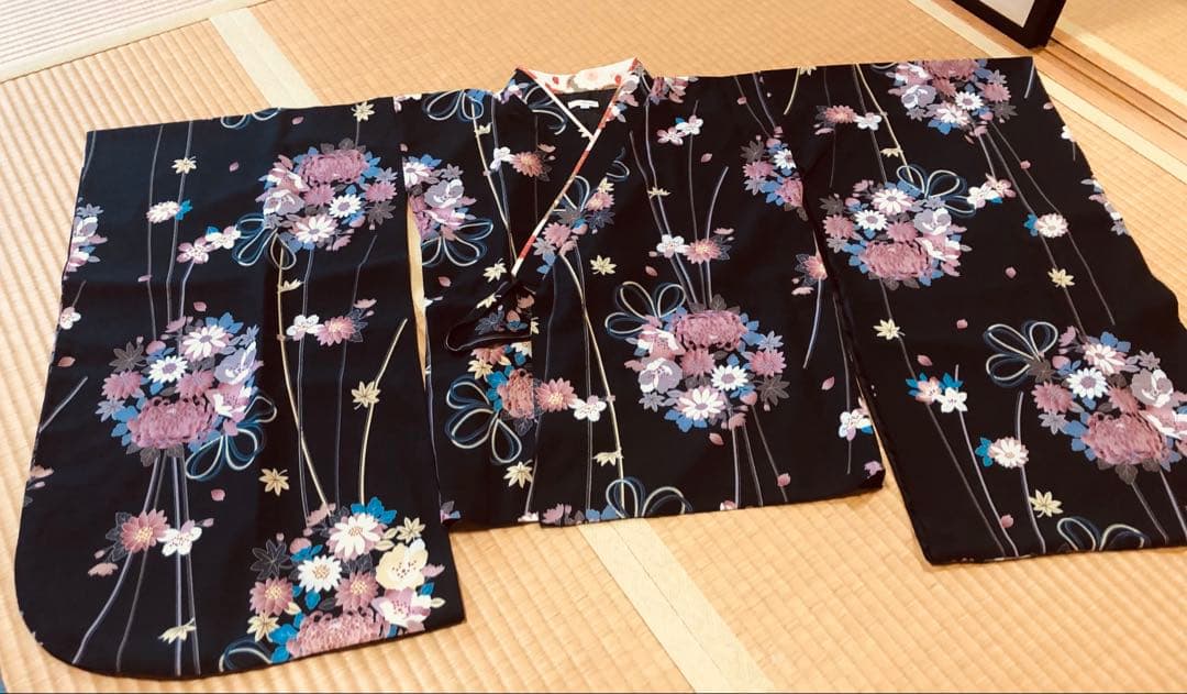 着物・スカートセット 140cm 花柄