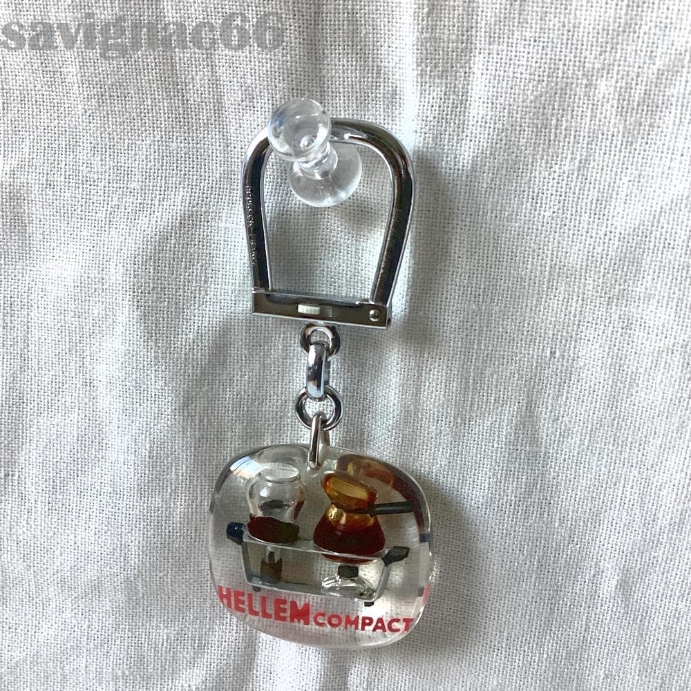 60s フレンチキーホルダー ブルボン HELLEM COMPACT コーヒー