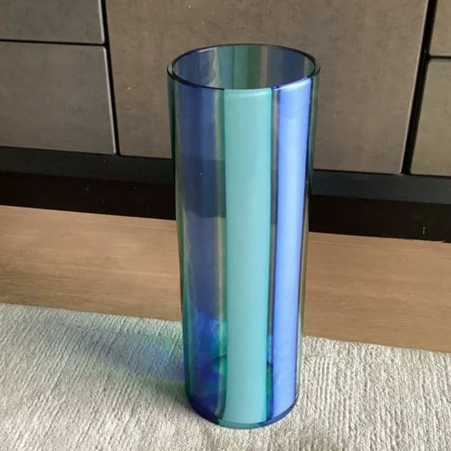 アンティーク　ベネチアンガラス　ムラーノガラス 花瓶 H34cm