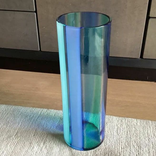 アンティーク　ベネチアンガラス　ムラーノガラス 花瓶 H34cm