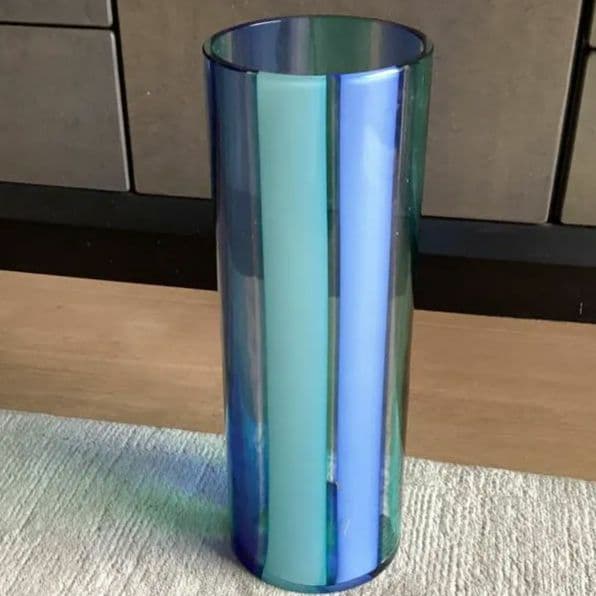 アンティーク　ベネチアンガラス　ムラーノガラス 花瓶 H34cm