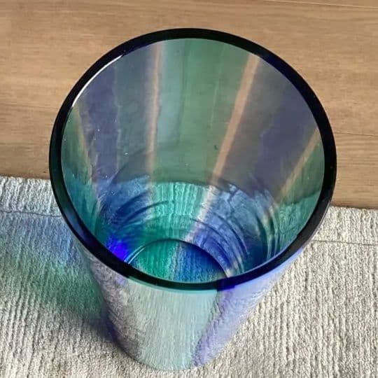 アンティーク　ベネチアンガラス　ムラーノガラス 花瓶 H34cm