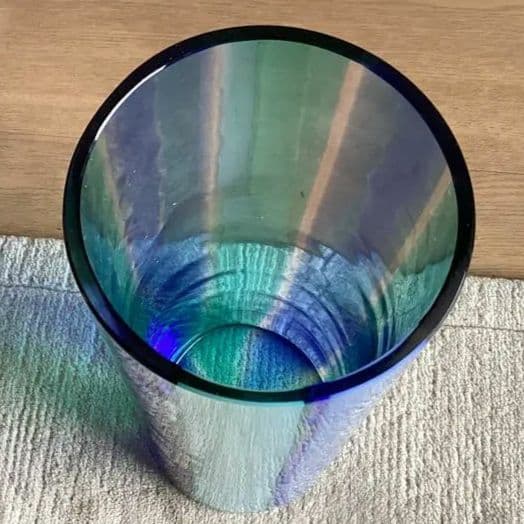 アンティーク　ベネチアンガラス　ムラーノガラス 花瓶 H34cm