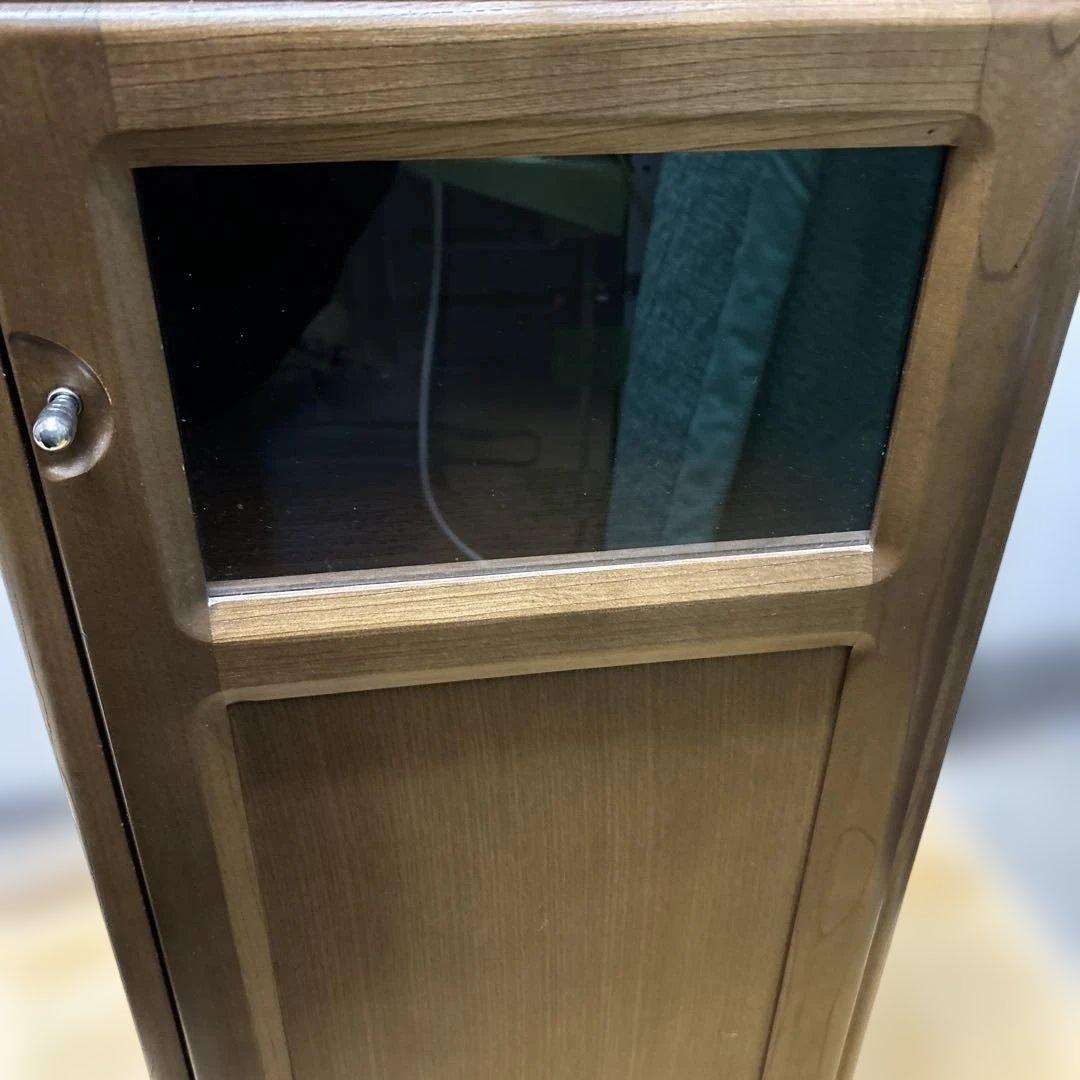 karimoku カリモク 電話台 キャビネット 木製 サイドチェスト 中古