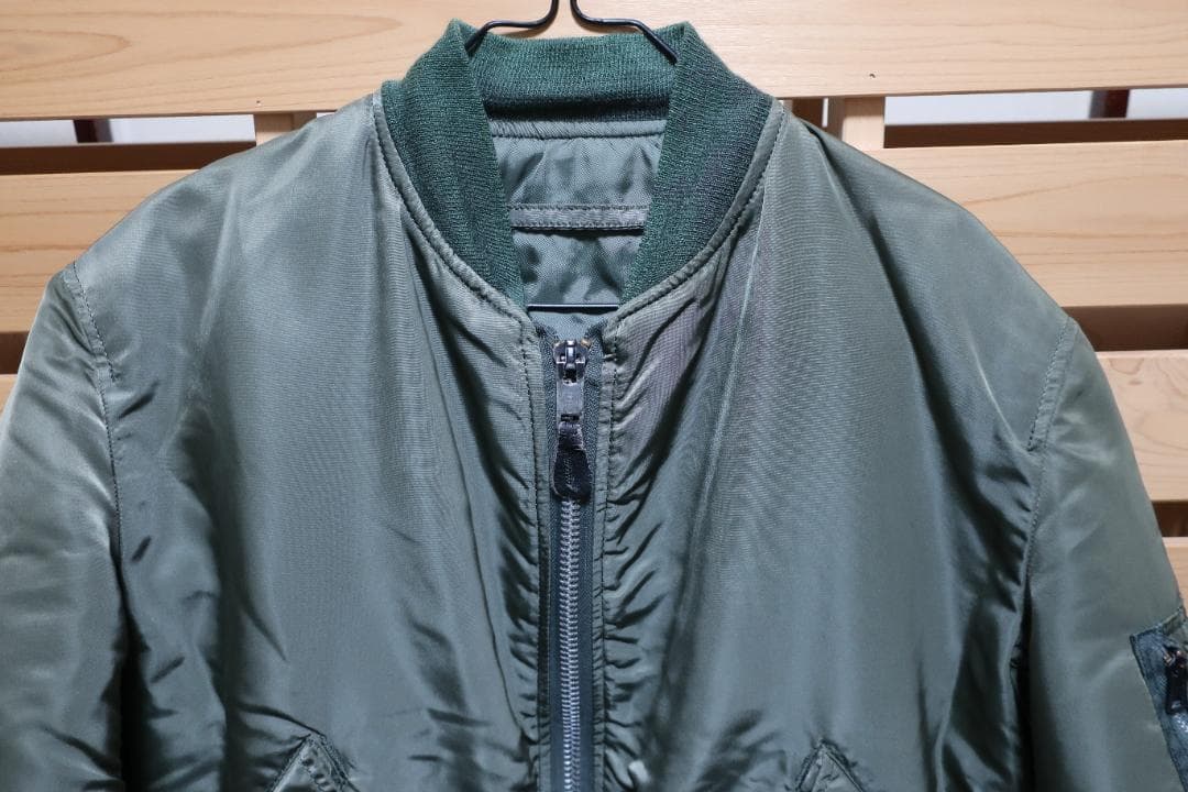 ALPHA アルファ USA製 80s MA-1 グランドクルー Mサイズ
