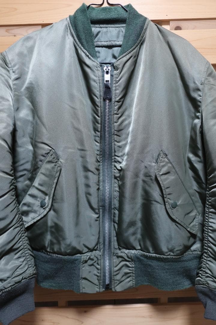 ALPHA アルファ USA製 80s MA-1 グランドクルー Mサイズ