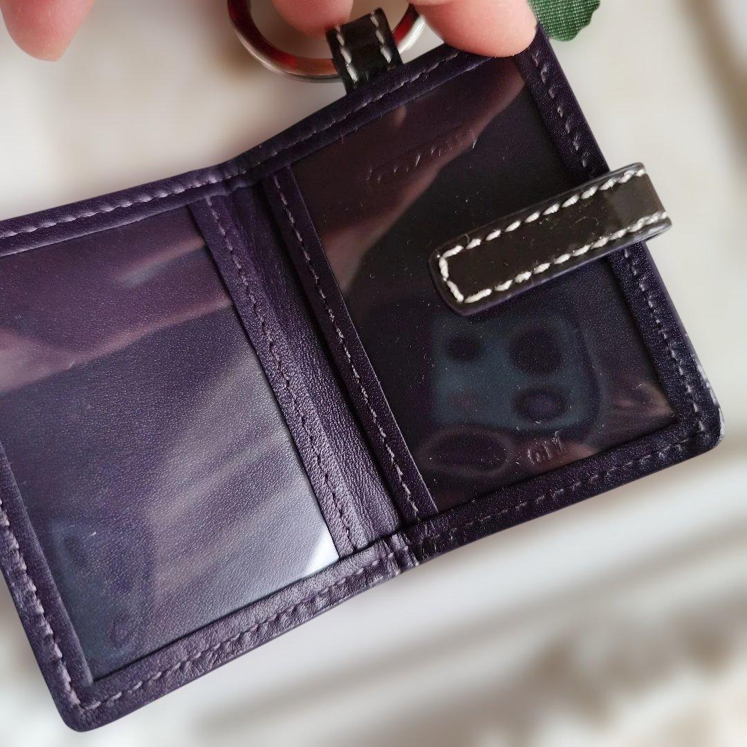 新品　未使用　COACH　コーチ　キーホルダー　写真入れ　POPPY　ポピー