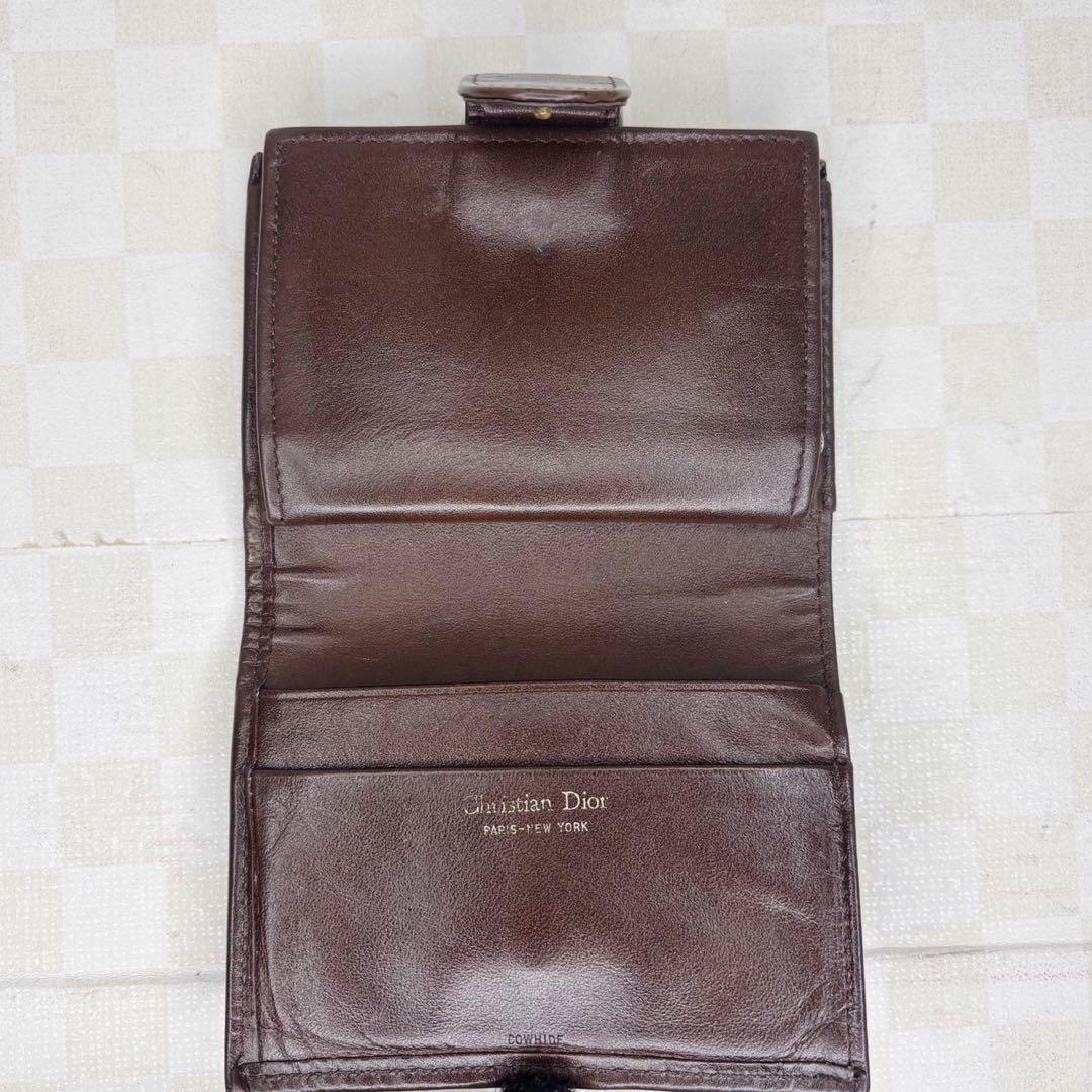 極美品　Dior ディオール　財布　二つ折り　がま口　M65