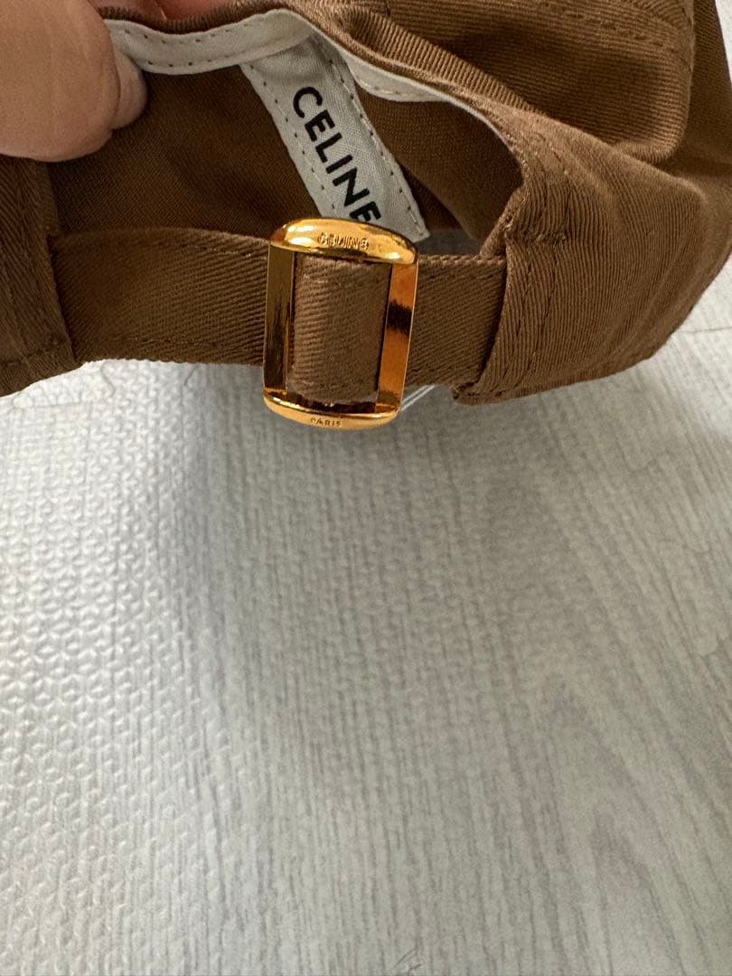 CELINE【新品】ブラウン ベースボールキャップ　レディース　セリーヌ
