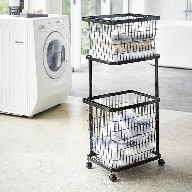 タワーtowerランドリーワゴン＋バスケットBK3352※在庫確認お願いします。