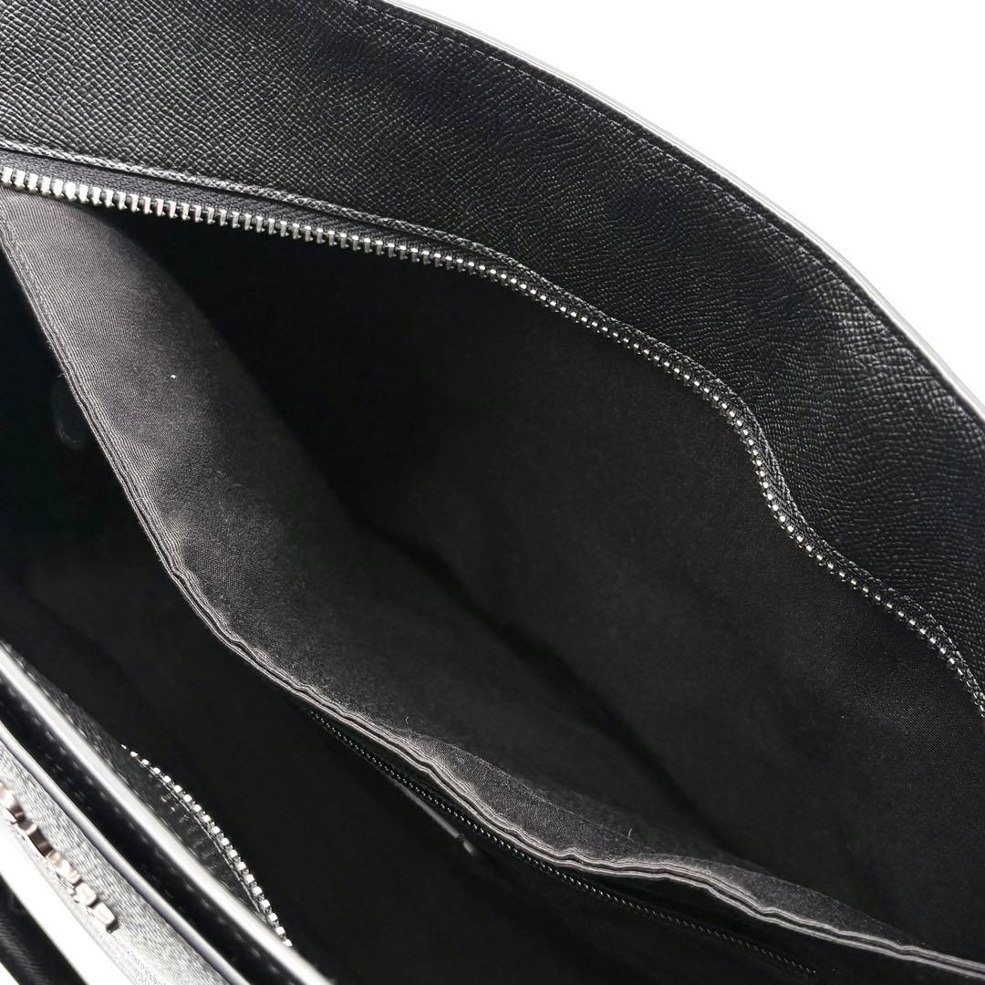 【未使用級】コーチ ベケット ビジネス トートバッグ 2way レザー ブラック