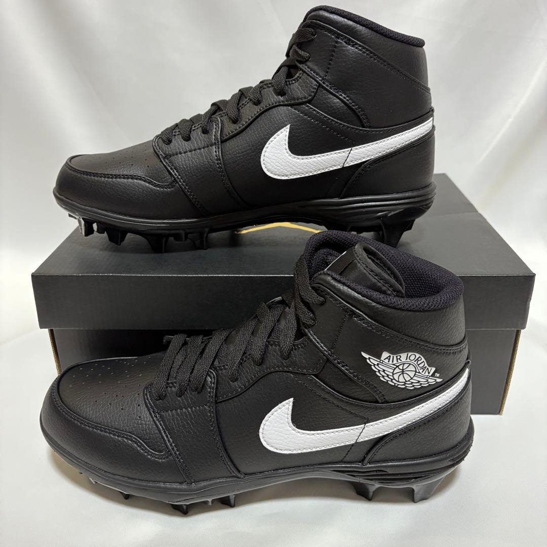 Jordan 1 Mid TD Black　アメフト スパイク 27.0cm　D
