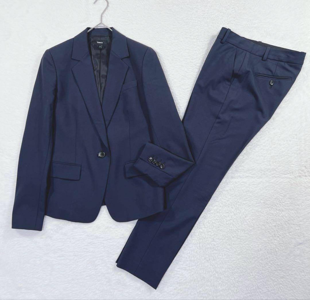 人気スーツ　Theory ビジネススーツ　人気カラーネイビー