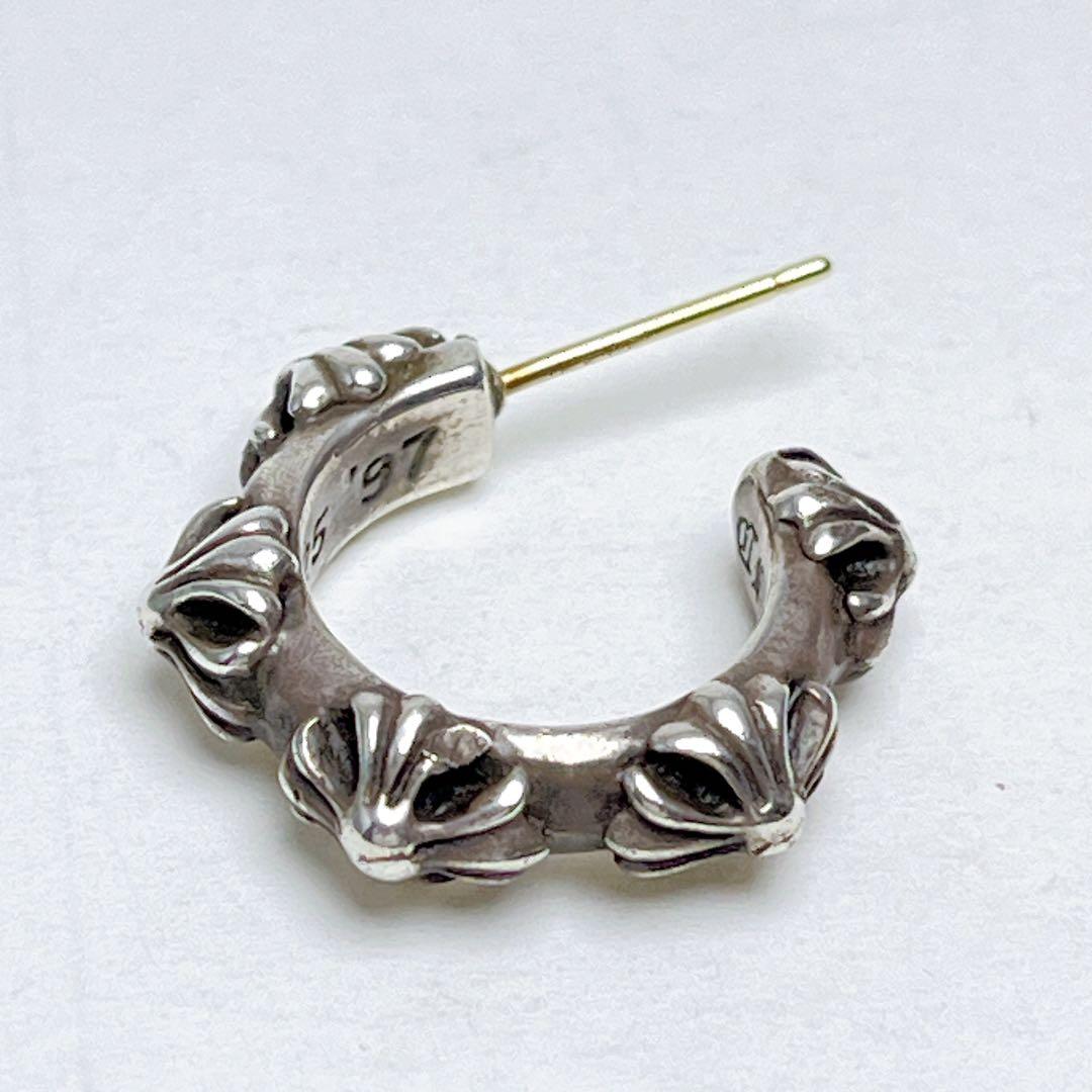 クロムハーツ　クロスバンド　フープ　ピアス　925 キャッチ無し