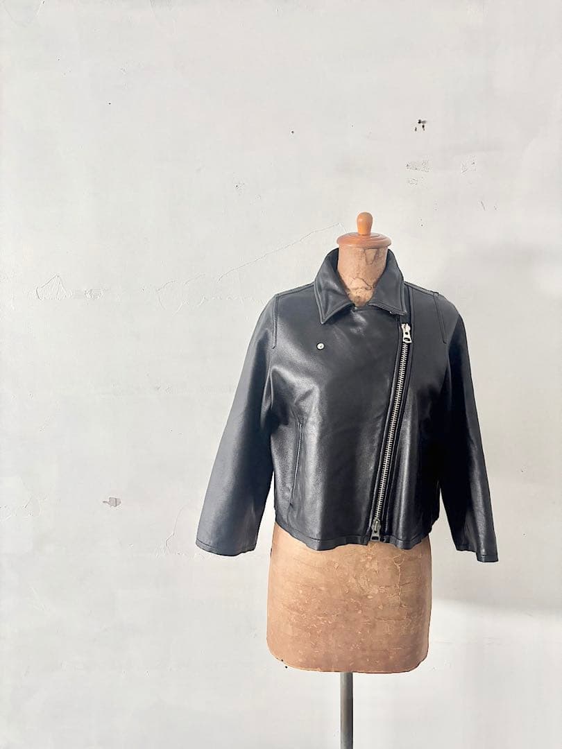 JOUNAL STANDARD LUXE　シープスキンレザーショートライダース