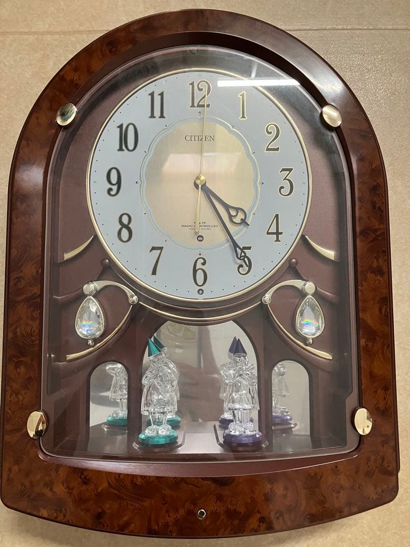 CITIZEN ウッド調掛時計 4MN411-O