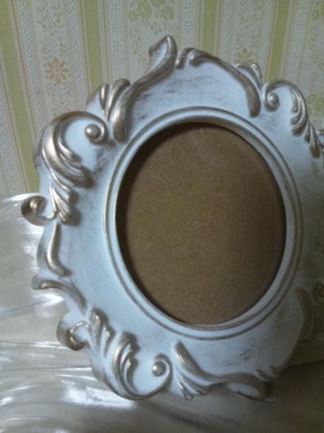 クラシカル フォトフレーム ＊ ホワイト ゴールド