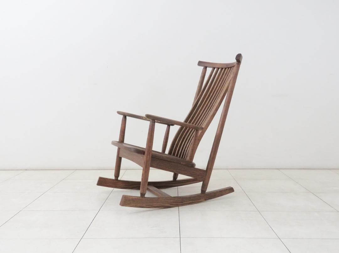 飛騨 北々工房 ロッキングチェア タモ無垢 264,000円 検キツツキアクタス