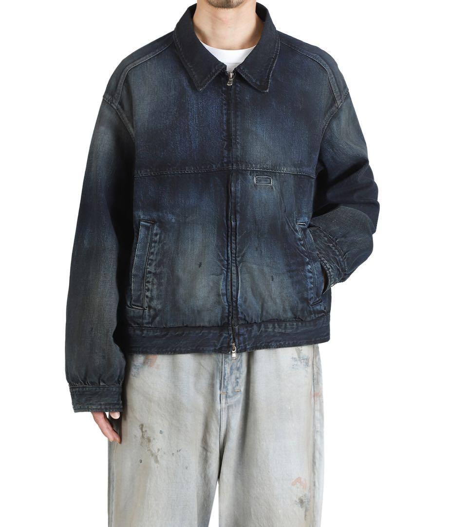 トップス ANCELLM26ss DENIM ZIPUP JACKET - BLACK1