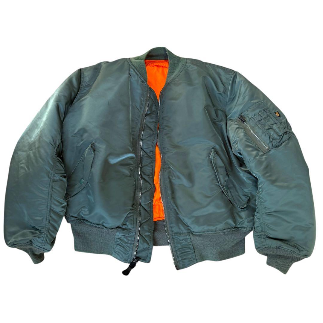 ✨希少✨90s USA製 ALPHA INDUSTRIES MA-1 XL ロゴ