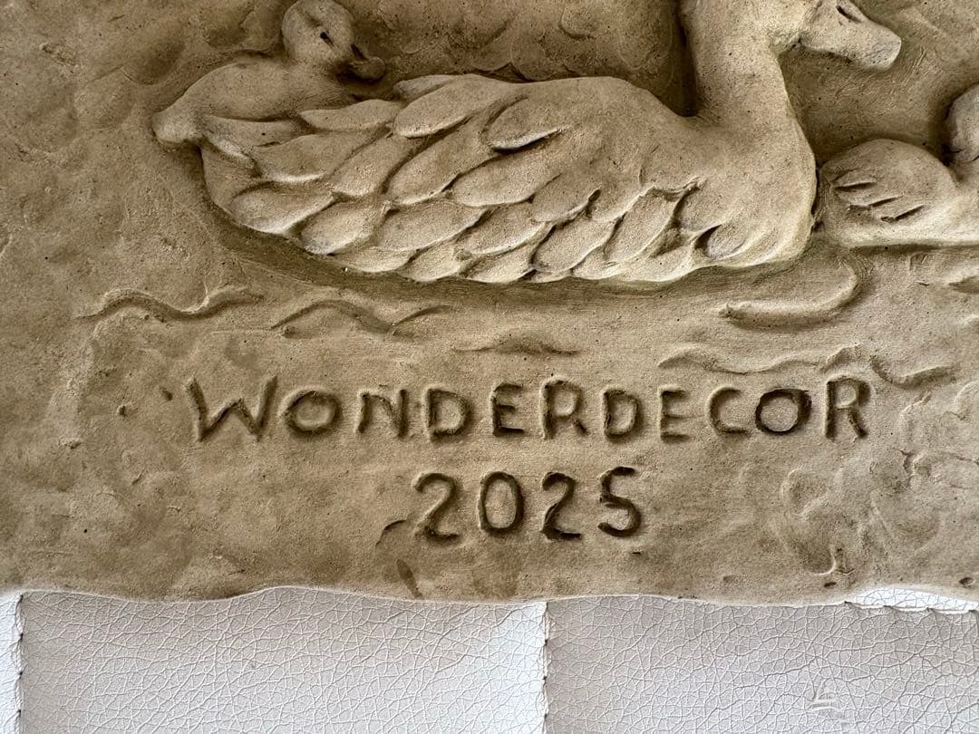 ワンダーデコール イヤープレート2025　あひる　現品限り