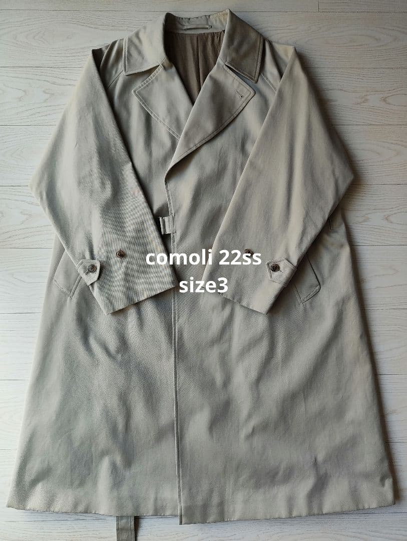 i*l様 COMOLI コモリ コットンギャバ タイロッケンコート 【オークショ